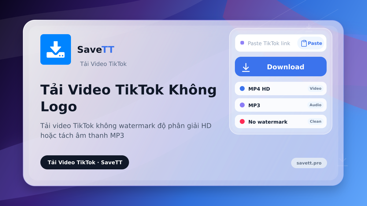 Tải Video TikTok Không Logo