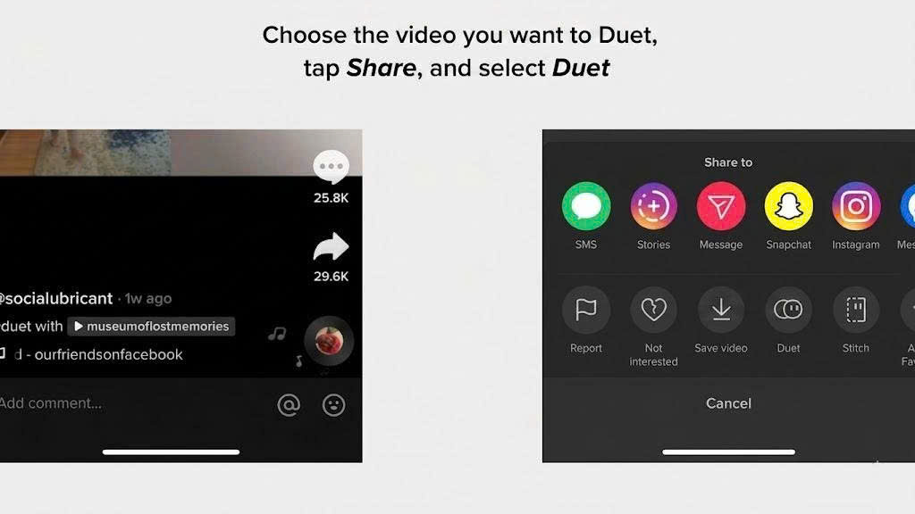 How to Duet on TikTok to Go Viral That 90% of Beginners Don’t Know - SaveTT guide